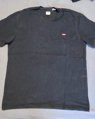 Levi’s T-Shirt Uomo Nera Taglia L 100% Cotone 