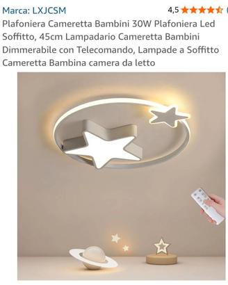 Lampada cameretta bambini