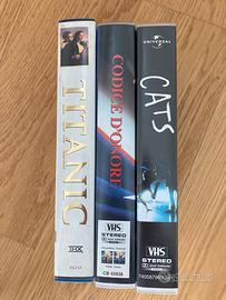Vhs da collezione Titanic, Codice d'onore e Cats.
