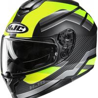 Casco Integrale HJC C70N - Nero Opaco/Giallo - S