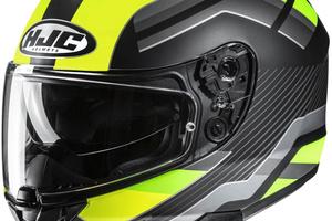 Casco Integrale HJC C70N - Nero Opaco/Giallo - S