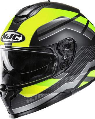 Casco Integrale HJC C70N - Nero Opaco/Giallo - S