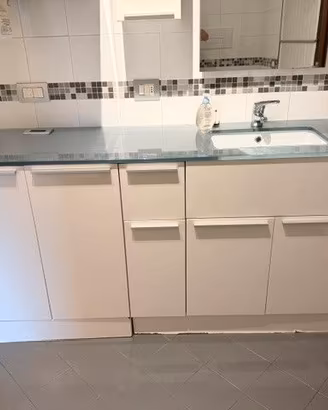 Mobile bagno + colonna + specchio + pensile