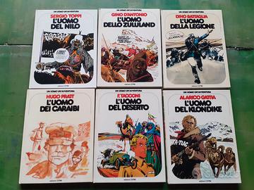 Lotto 6 libri Collana Uomo Avventura