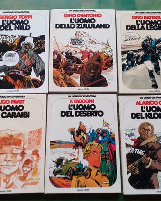 Lotto 6 libri Collana Uomo Avventura