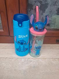 2 Borracce Stitch – Una Trasparente e Una Termica