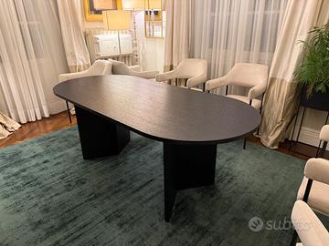 Tavolo ovale in legno Toni, 200 x 90 cm