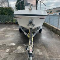 Barca Open Elan 17 + Evinrude 90 + Carrello