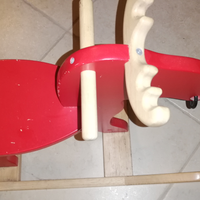 Cavallino renna a dondolo giocattolo