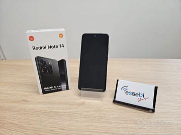 Smartphone Xiaomi Redmi Note 14 128 GB Nero Nuovo