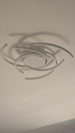 Plafoniera LED moderna dimmerabile con telecomando