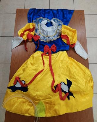 vestito di carnevale Biancaneve