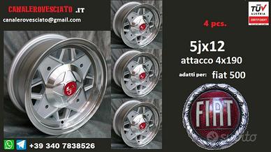 CERCHI Abarth millemiglia fiat 500 4x190 500 L F R