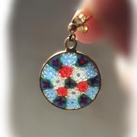 Orecchini Argento Antica Murrina Veneziana vintage