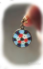 Orecchini Argento Antica Murrina Veneziana vintage