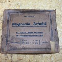 Antica scatola confezione Magnesia purga farmacia