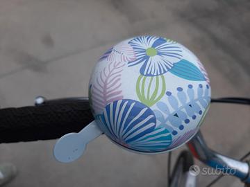 campanello bicicletta floreale