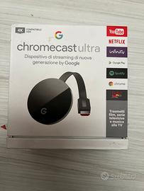 Google Chromecast Ultra 4K HDR – Nuovo Sigillato