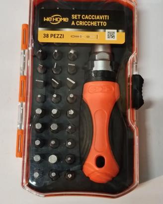 Kit Cacciavite 38 Punte + Manico