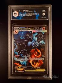 Pokémon mega charitzard x ex mint plus MT+ 9.5 psa