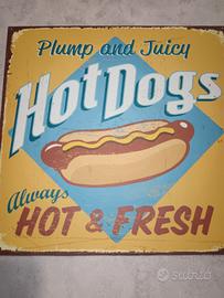 Quadro canvas vintage food