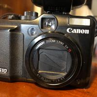 Canon G10 con flash