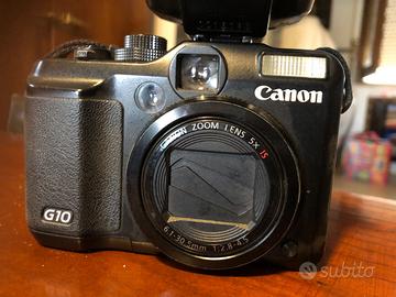 Canon G10 con flash