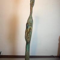 Statuina in bronzo altezza 30 cm