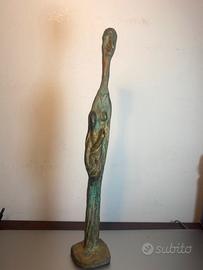 Statuina in bronzo altezza 30 cm