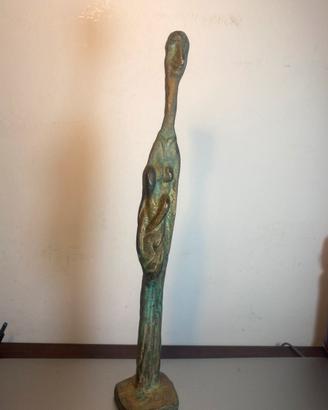 Statuina in bronzo altezza 30 cm