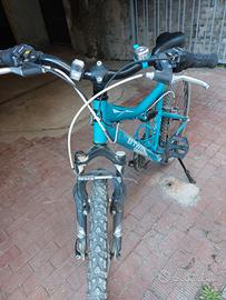 Bicicletta Mtb Btwin Rockrider 520FS 24 pollici