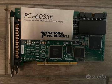 Scheda di acquisizione dati NATIONAL I. - PCI-6033