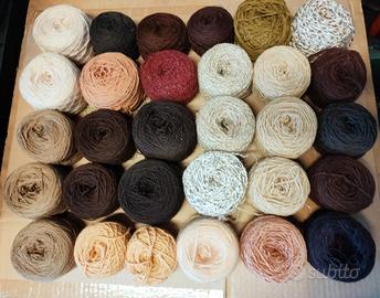 lotto stock gomitoli lana