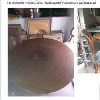 Tavolo rotondo apribile