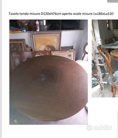 Tavolo rotondo apribile