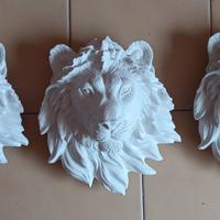 Testa di Leone in gesso 🦁 
