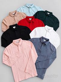 Stock lacoste polo maniche lunghe 360 pz