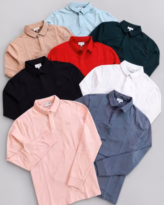 Stock lacoste polo maniche lunghe 360 pz