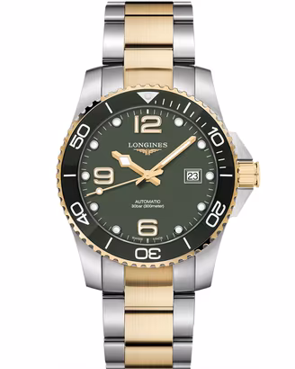Longines Hydro Conquest 41mm bicolore Green Nuovo
