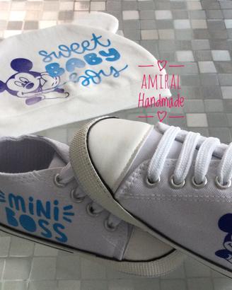Cappellino & Scarpe neonato Disney