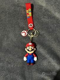 Portachiavi Mario Super Mario Nintendo in silicone
