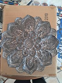 Panello da parete Mandala Rosone  effetto pietra 