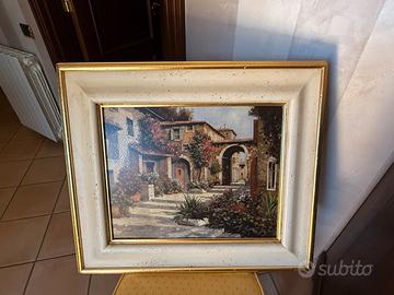 Quadro”le scale del paese”di Guido borelli