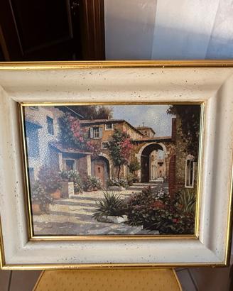 Quadro”le scale del paese”di Guido borelli