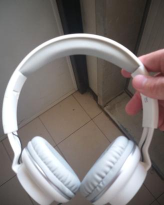 Cuffie on-ear wireless / sensa filo Unico bianche