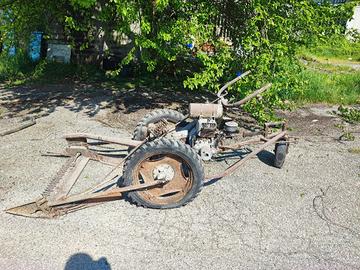Motofalciatrice bcs con carrello