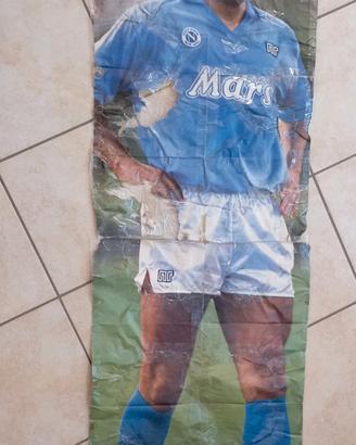 poster gigante di Maradona - Barros