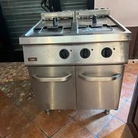 Friggitrice professionale elettrica 22l + 22l