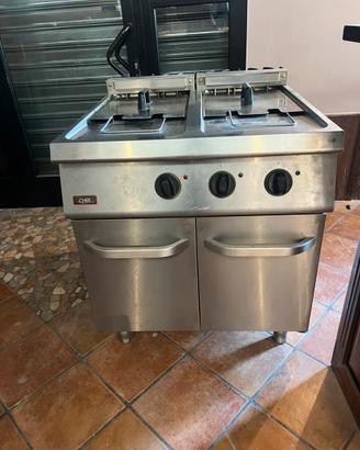 Friggitrice professionale elettrica 22l + 22l