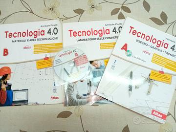 Tecnologia 4.0 ( 3 libri + cd rom) per le  medie